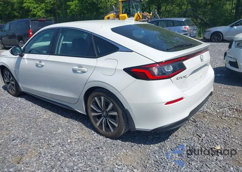 2022 Honda Civic Ex-L z USA, uszkodzony, nr VIN 19XFL1H76NE017196